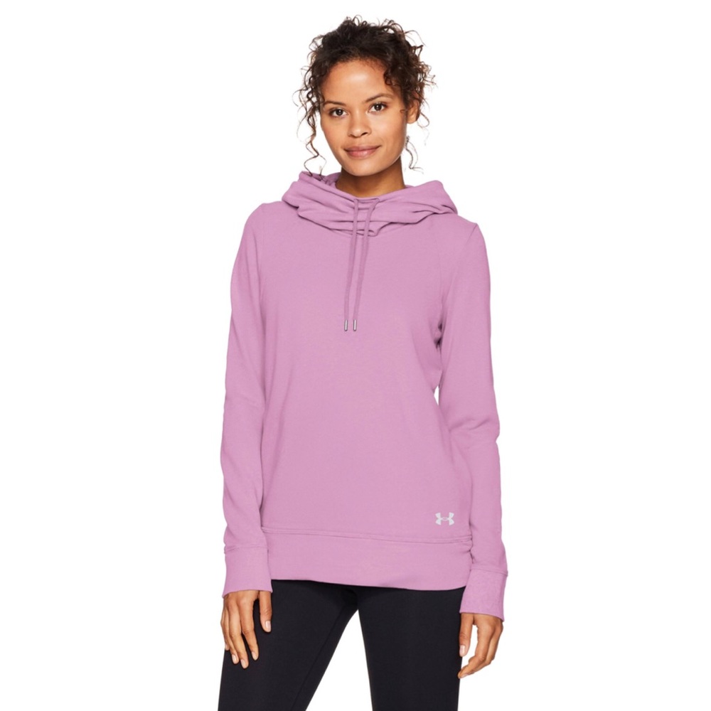 NWT Under Armour pink open-back hoodie!!!